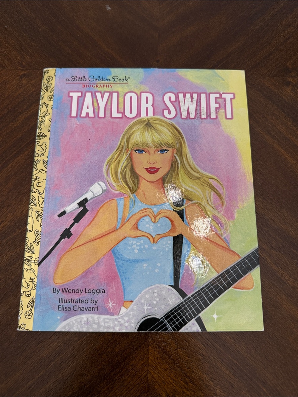 Children's Illustrated Biography Book - Pink & Blue Cover